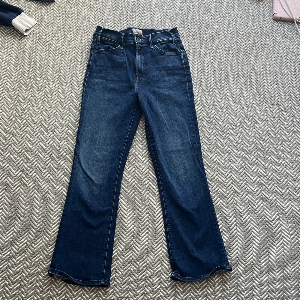 MOTHER Dark Blue Flare Jeans
